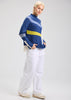 Zaket & Plover Zaket & Plover - Road Map Sweater - Denim available at The Good Life Boutique