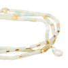 Scout Curated Wears Teardrop Stone Wrap Amazonite/Howlite//Gold - Stone of Courage available at The Good Life Boutique