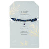 Scout Curated Wears Teardrop Stone Wrap Lapis/Amethyst/Silver - Stone Of Clarity available at The Good Life Boutique