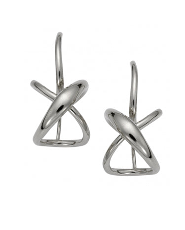 Ed Levin Sterling Silver Secret Heart Earrings available at The Good Life Boutique