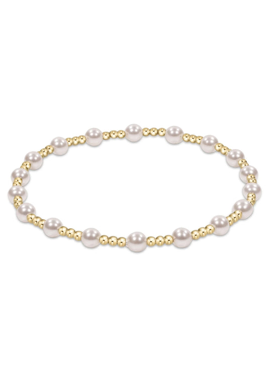 enewton design Enewton - Sincerity Pearl 4mm Bracelet available at The Good Life Boutique