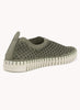 Lines of Denmark Ilse Jacobsen Tulip Slip-On With White Sole - Army available at The Good Life Boutique