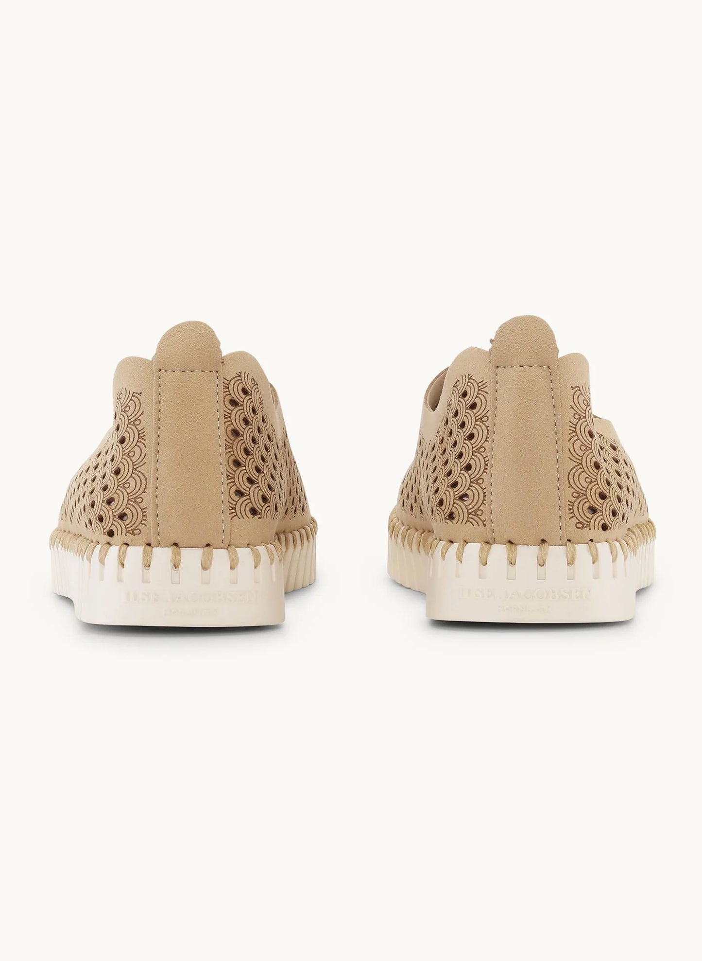 Ilse Jacobsen Tulip Slip-on with White Sole - Latte