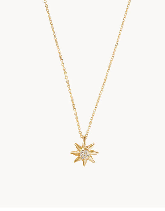 Spartina SLV Celebrate Necklace 18" Happy Day/Sun available at The Good Life Boutique
