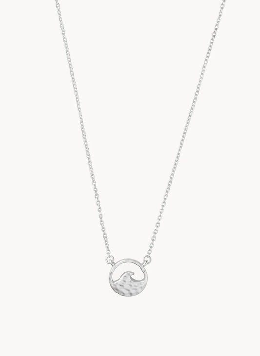 Spartina SLV Celebrate Necklace 18" Sea Birthday/Wave available at The Good Life Boutique