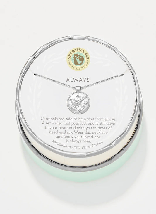 SLV Necklace 18" Always/Cardinal