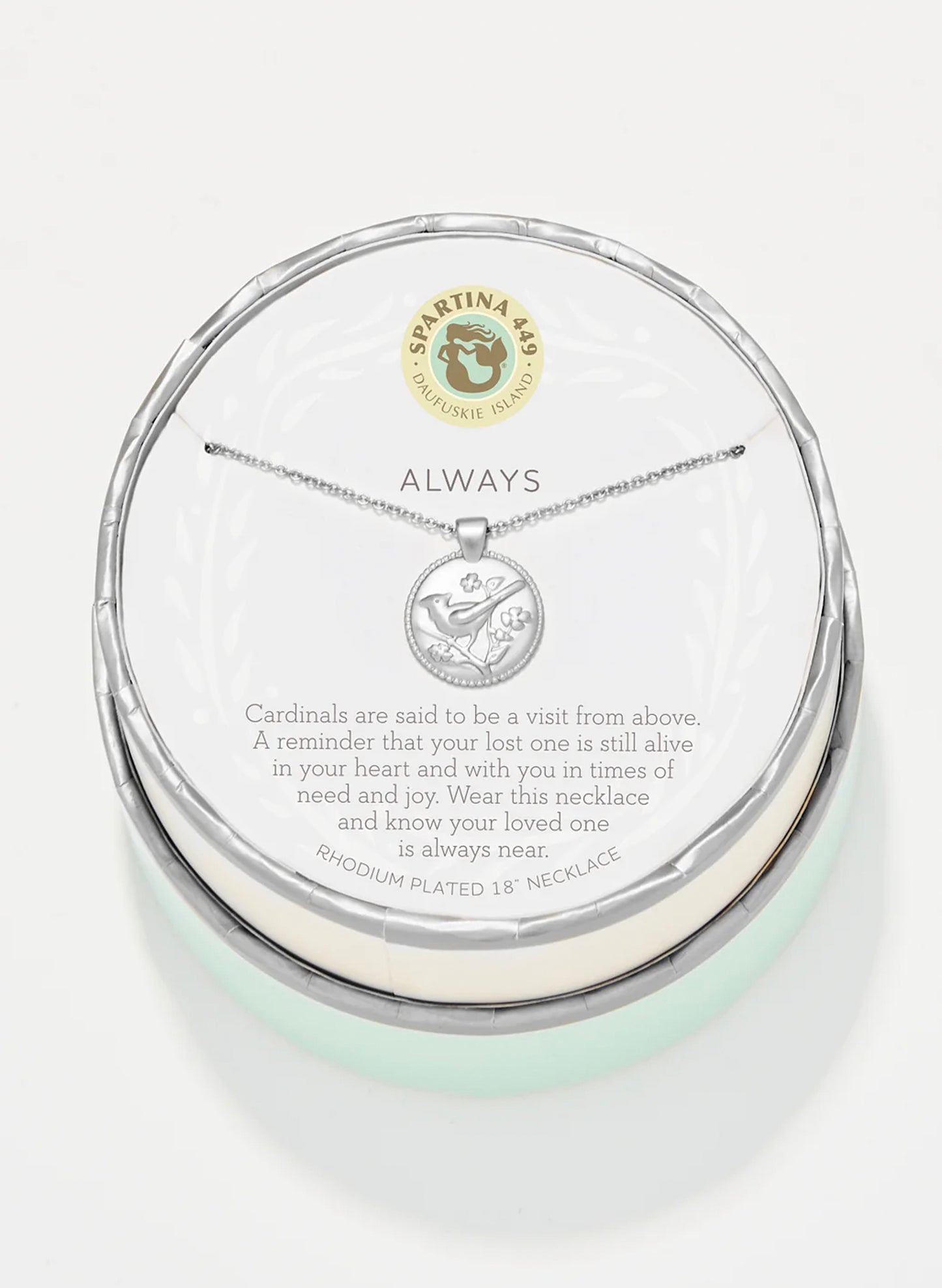 SLV Necklace 18" Always/Cardinal