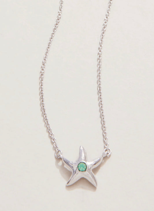 Spartina SLV Necklace 18" Friendship/Starfish available at The Good Life Boutique