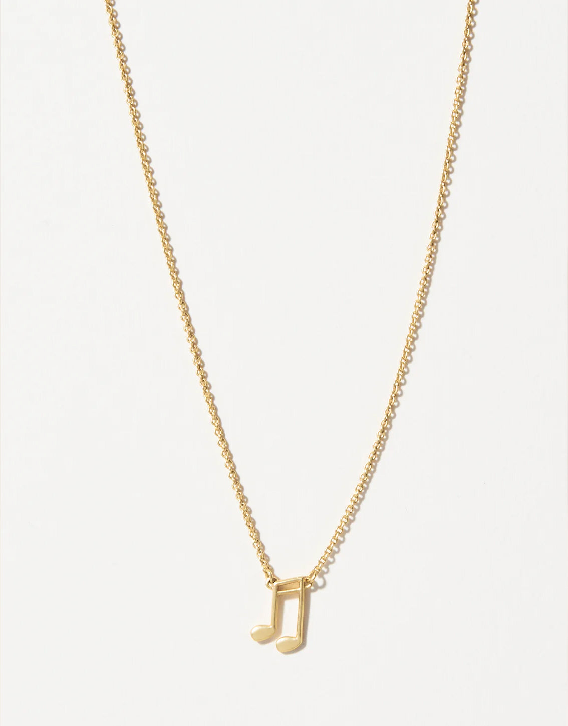 Spartina SLV Necklace 18" Music Lover/Note available at The Good Life Boutique