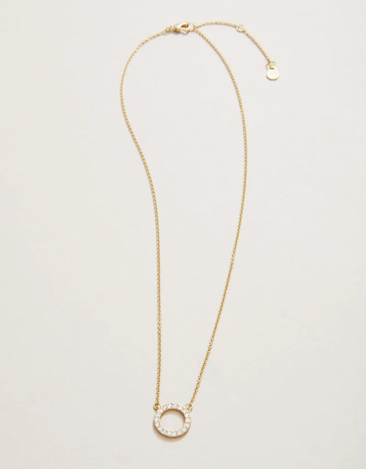 Spartina SLV Necklace 18" Thankful/Ring available at The Good Life Boutique