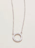 Spartina SLV Necklace 18" Thankful/Ring available at The Good Life Boutique