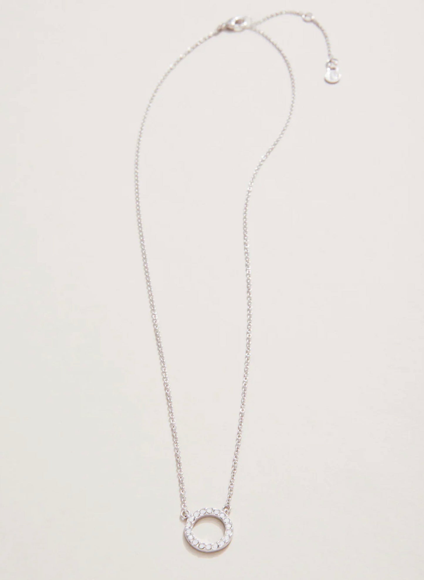 Spartina SLV Necklace 18" Thankful/Ring available at The Good Life Boutique