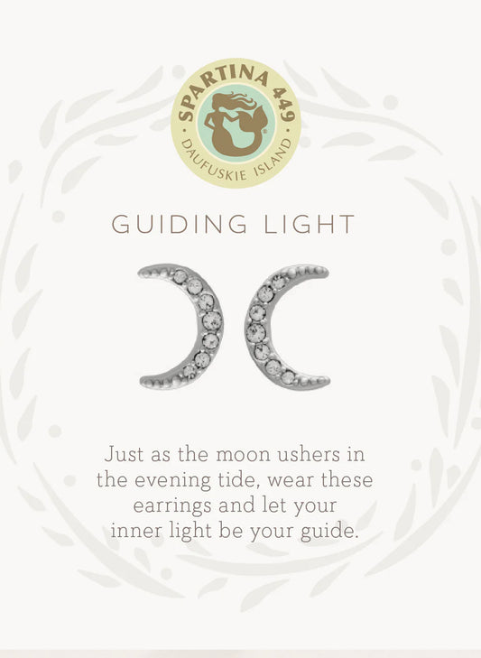 SLV Stud Earrings Guiding Light/Crescent