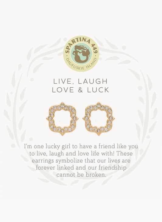 SLV Stud Earrings Luck/Quarterfoil