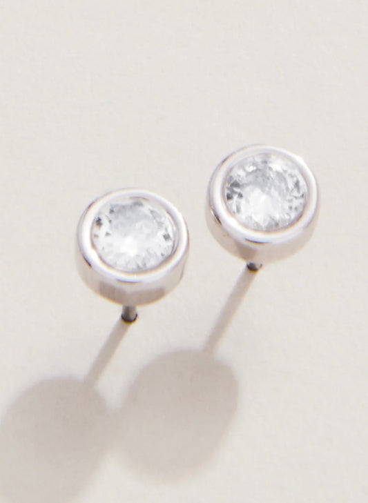 SLV Stud Earrings Ray Of Hope/Gem