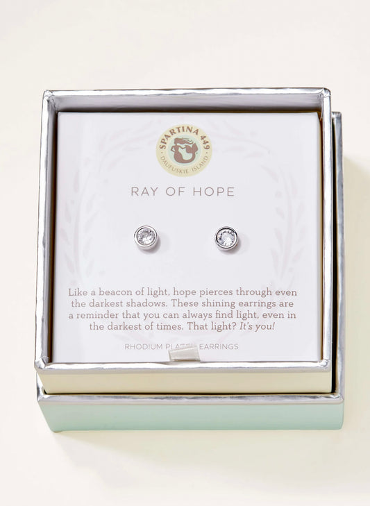 SLV Stud Earrings Ray Of Hope/Gem