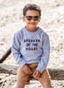 Love Bubby Speaker Of The House Long Sleeve Kids Sweatshirt available at The Good Life Boutique