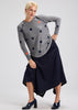 Zaket & Plover Zaket & Plover - Spot The Love Sweater - Cloud available at The Good Life Boutique