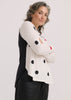 Zaket & Plover Zaket & Plover - Spot The Love Sweater - White available at The Good Life Boutique