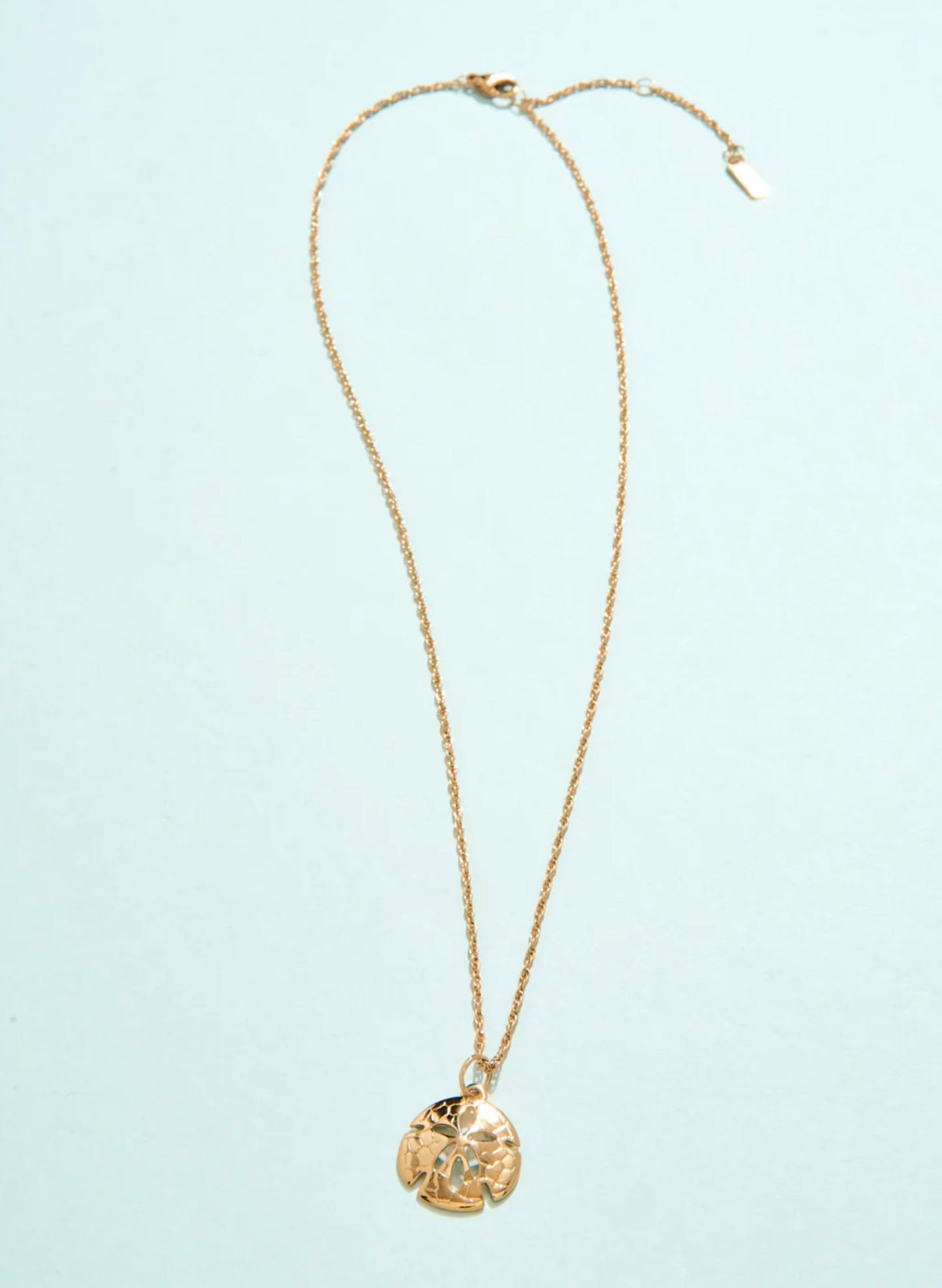 Spartina SP Sand Dollar Necklace 18" Sand Dollar available at The Good Life Boutique