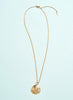 Spartina SP Sand Dollar Necklace 18" Sand Dollar available at The Good Life Boutique