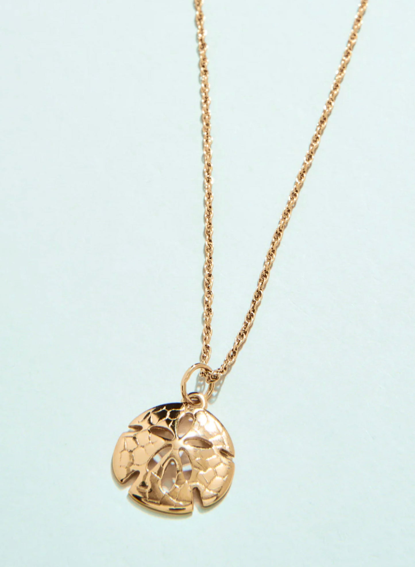 Spartina SP Sand Dollar Necklace 18" Sand Dollar available at The Good Life Boutique