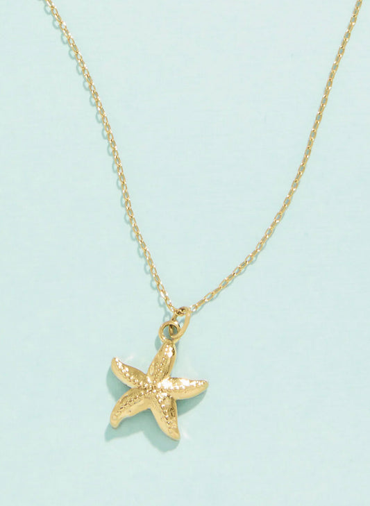 Spartina SP Starfish Necklace 18" Starfish available at The Good Life Boutique
