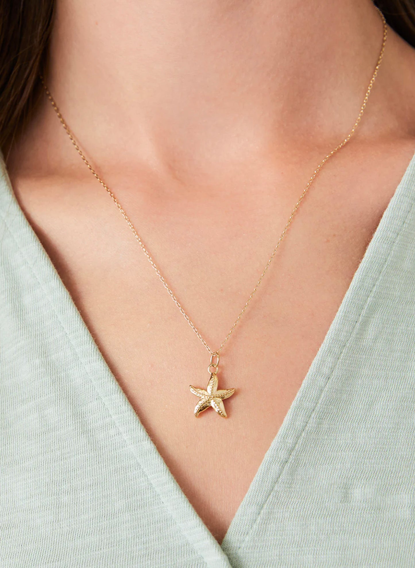 Spartina SP Starfish Necklace 18" Starfish available at The Good Life Boutique