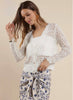 Sage The Label Starry Open Stitch Cardigan - Ivory available at The Good Life Boutique