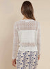 Sage The Label Starry Open Stitch Cardigan - Ivory available at The Good Life Boutique