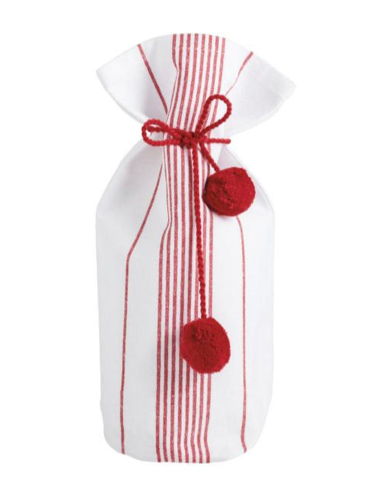 Strip Cloth Wine Bag