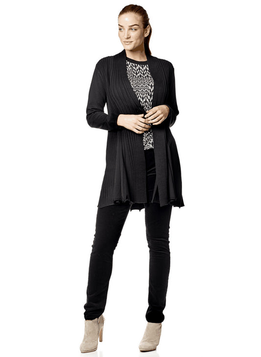 Godske Sunday Cardigan - Black available at The Good Life Boutique