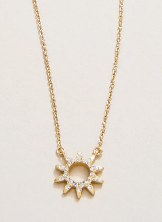 Spartina SLV Necklace 18" Sunshine/Sun available at The Good Life Boutique