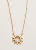 Spartina SLV Necklace 18" Sunshine/Sun available at The Good Life Boutique