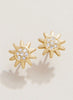 Spartina SLV Stud Earrings Sunshine/Sun available at The Good Life Boutique