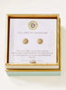 Spartina SLV Stud Earrings Sunshine/Sun available at The Good Life Boutique