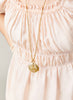 Sand Dollar Necklace 31" Gold