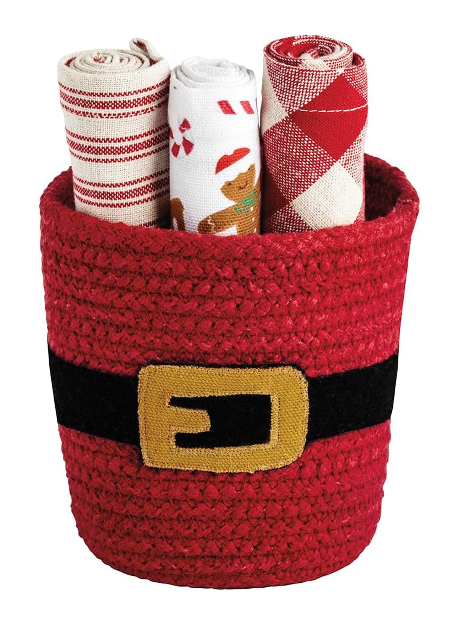 Mud Pie Santa Basket Bowl Set available at The Good Life Boutique