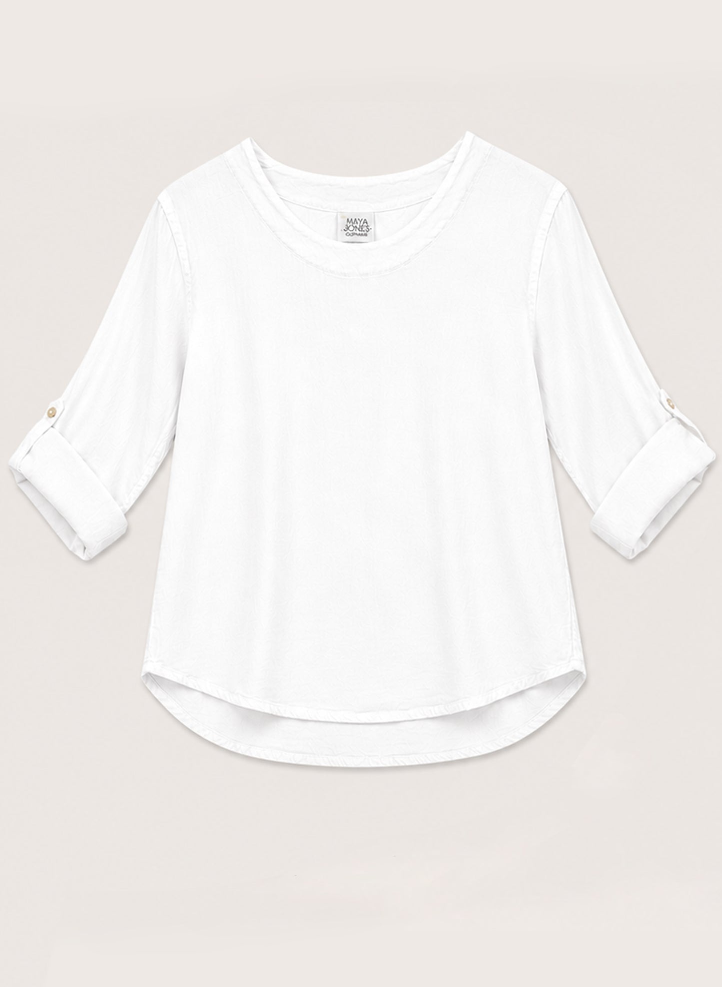 Scoop Neck Top - White