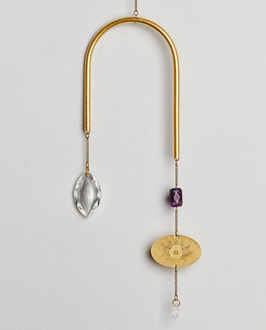 Scout Curated Wears Scout Curated Wears - Suncatcher - Evil Eye/Amethyst available at The Good Life Boutique