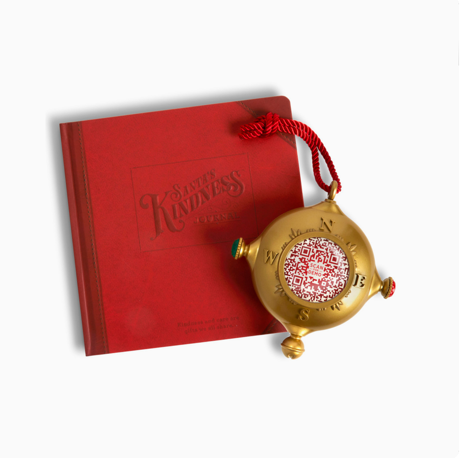 Demdaco Santa's Kindness Ornament & Journal available at The Good Life Boutique