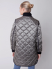 Charlie B Charlie B - Iridescent Quilted Jacket -Zip Front - Spruce Green available at The Good Life Boutique