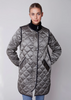 Charlie B Charlie B - Iridescent Quilted Jacket -Zip Front - Spruce Green available at The Good Life Boutique