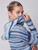 Charlie B Charlie B - Hooded V Neck Long Sleeve - Denim available at The Good Life Boutique