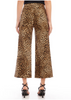 Karen Kane Karen Kane - Cropped Cordoroy Pants - Leopard available at The Good Life Boutique