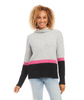 Karen Kane, Inc Karen Kane - Colorblock Sweater - Multi Color available at The Good Life Boutique