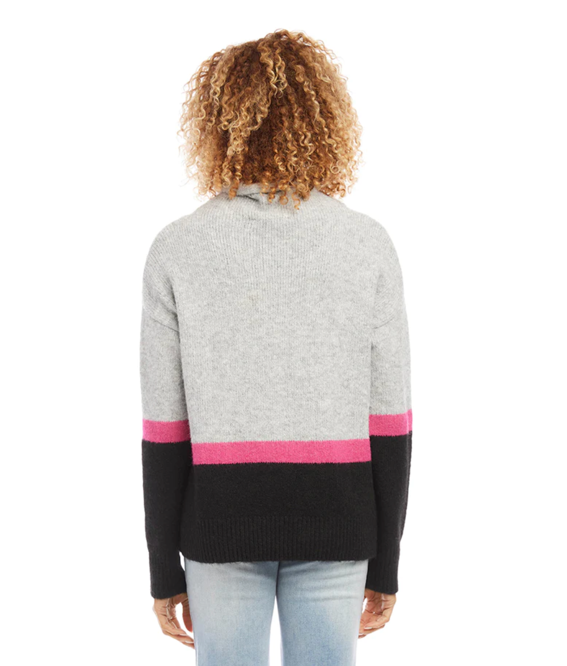 Karen Kane, Inc Karen Kane - Colorblock Sweater - Multi Color available at The Good Life Boutique