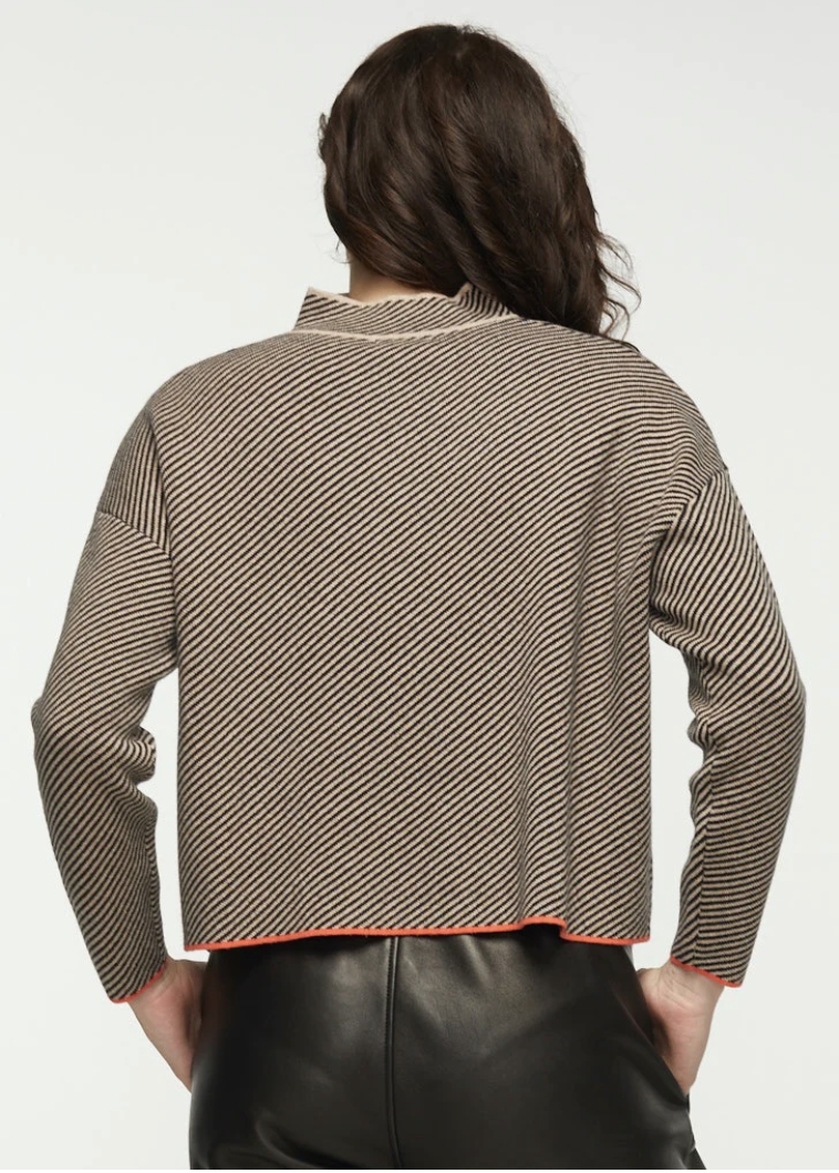 Zaket & Plover Zaket & Plover - Neru Collar Sweater - Oat available at The Good Life Boutique