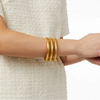 Julie Vos Julie Vos - Havana Bangle - Gold - Small available at The Good Life Boutique