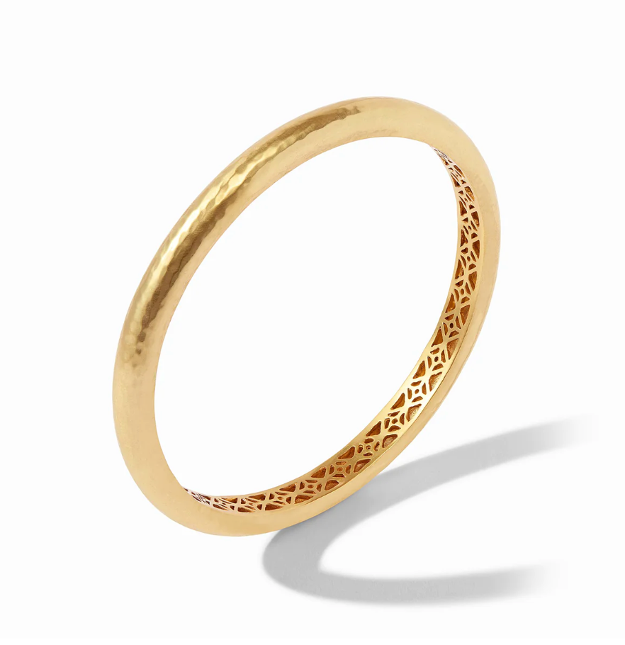 Julie Vos Julie Vos - Havana Bangle - Gold - Small available at The Good Life Boutique
